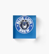 Blue Lion Brew Acrylic Block