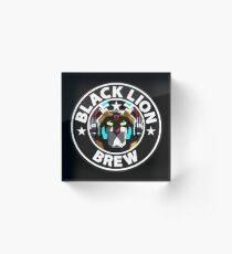 Black Lion Brew Acrylic Block