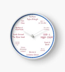 Time For Beauty Sleep - Sleeping Beauty Inspired Clock Clock