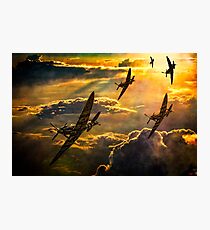 Spitfire Attack Photographic Print