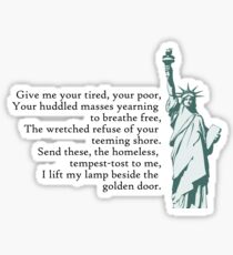 The New Colossus Sticker