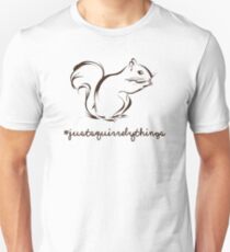 Nur Squirrely Dinge Eichhörnchen Slim Fit T-Shirt
