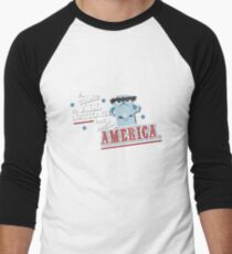 America Men's Baseball ¾ T-Shirt