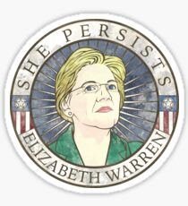 Elizabeth Warren 'She Persists" Sticker