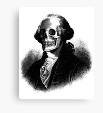 George Washington Skull Canvas Print
