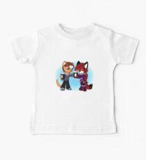 Gerbil 'n Fox - Cappuccino Buddies Baby Tee