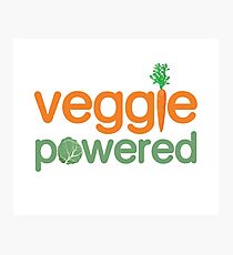 Veggie Vegetable Powered Vegetarian Photographic Print