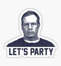Belichick New England Patriots Super Bowl Champ Sticker