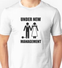 Camiseta ajustada Just Married, Under New Management