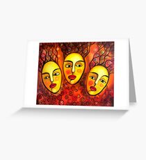 Tree People Greeting Card