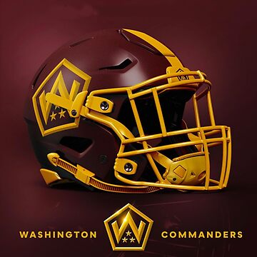 washington commanders helmet  Sticker for Sale by FunkyBaller