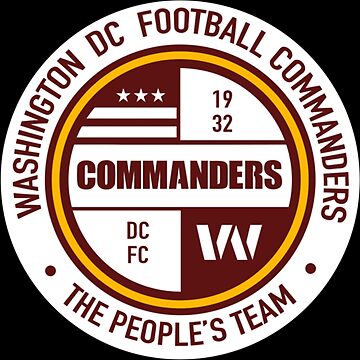 washington commanders helmet  Sticker for Sale by FunkyBaller