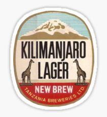 KILIMANJARO LAGER VINTAGE LOGO Sticker