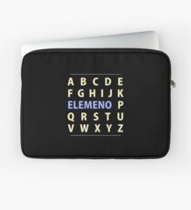 English Alphapbet ELEMENO Song Laptop Sleeve