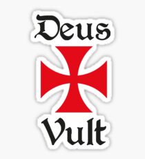 Deus Vult Sticker