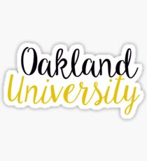 Oakland University Sticker Sticker