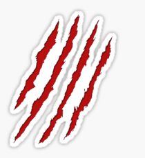 scratches Sticker