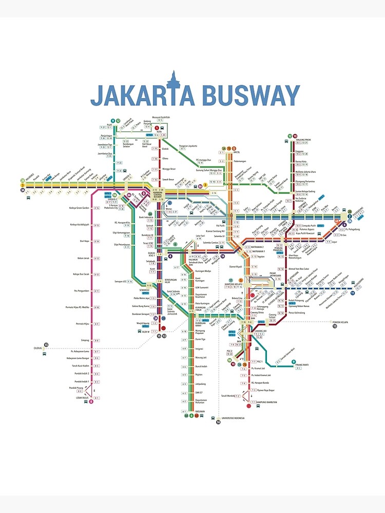 Transjakarta Map