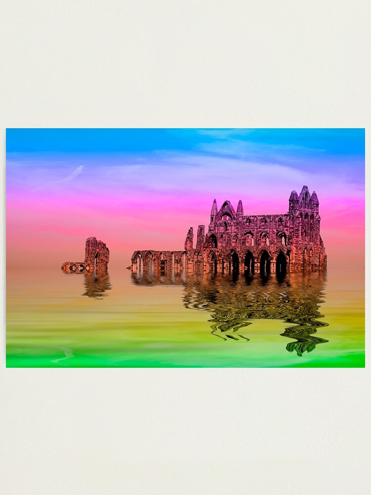 Alternate view of Whitby Abbey Photographic Print