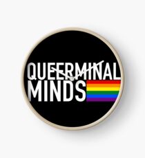 Queerminal Minds (Criminal Minds + Pride) Clock
