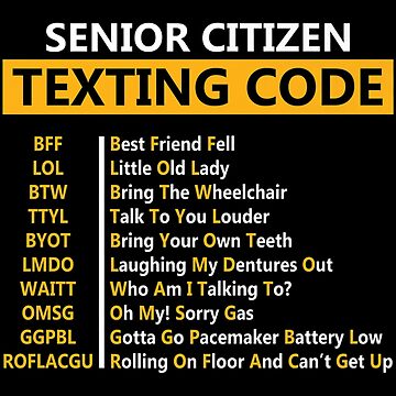  Gifts For Senior Citizens - Senior Citizen Texting