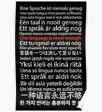 Eine Sprache ist nie genug Poster