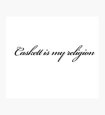 Caskett is my religion Photographic Print