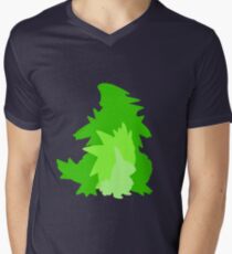 Tyranitar Evolutionary Line Men's V-Neck T-Shirt