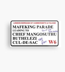 Bottom Mafeking Parade, Cul-De-Sac Street Sign Metal Print