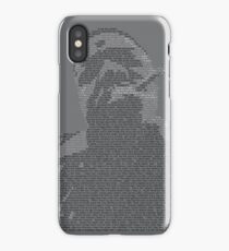 Biggie Lyric Portrait iPhone Case