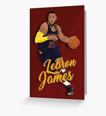 LeBron James Greeting Card