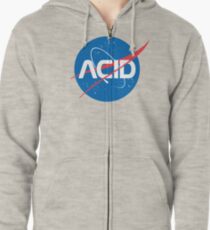 Acid vs Nasa Zipped Hoodie