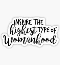 Pegatina Inspirar el más alto tipo de feminidad