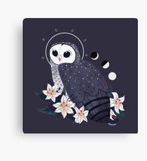 Familiar - Sooty Owl Canvas Print