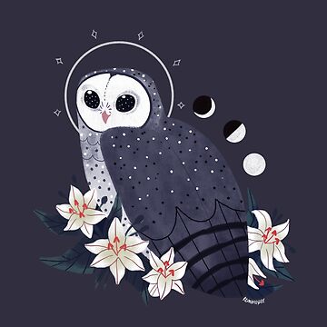 Artwork thumbnail, Familiar - Sooty Owl by straungewunder