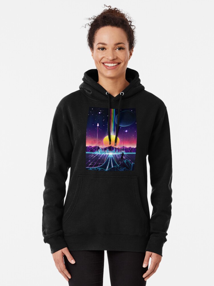 Alternate view of Neon Sunrise Pullover Hoodie