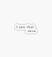 karma Sticker