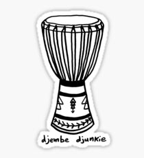 djembe djunkie Sticker