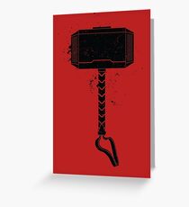 MJOLNIR - HAMMER DER GÖTTER Grußkarte