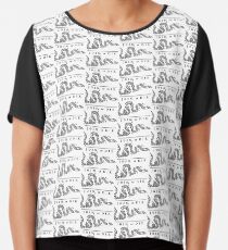 Join or Die, Small Version (see profile for large), United States Military Chiffon Top