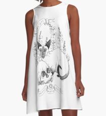 Mein Lieblingsmord Elvis und Tod A-Linien Kleid
