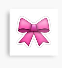 Pink Bow Metal Print