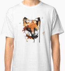 Geometric Watercolor Fox Classic T-Shirt
