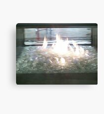 fireplace Canvas Print