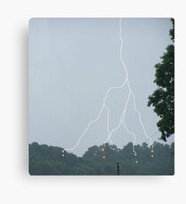 Lightning Strikes Canvas Print