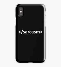Forward Slash Sarcasm Code iPhone Case/Skin