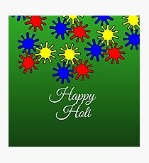 Happy Holi - Colorful Indian Festival Photographic Print