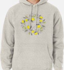 Zitronen-Muster Hoodie