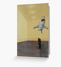 White Shark II (Shadow) Greeting Card