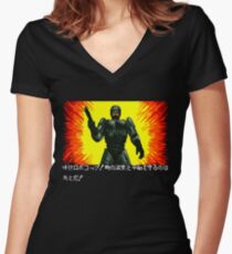 murphy Women's Fitted V-Neck T-Shirt